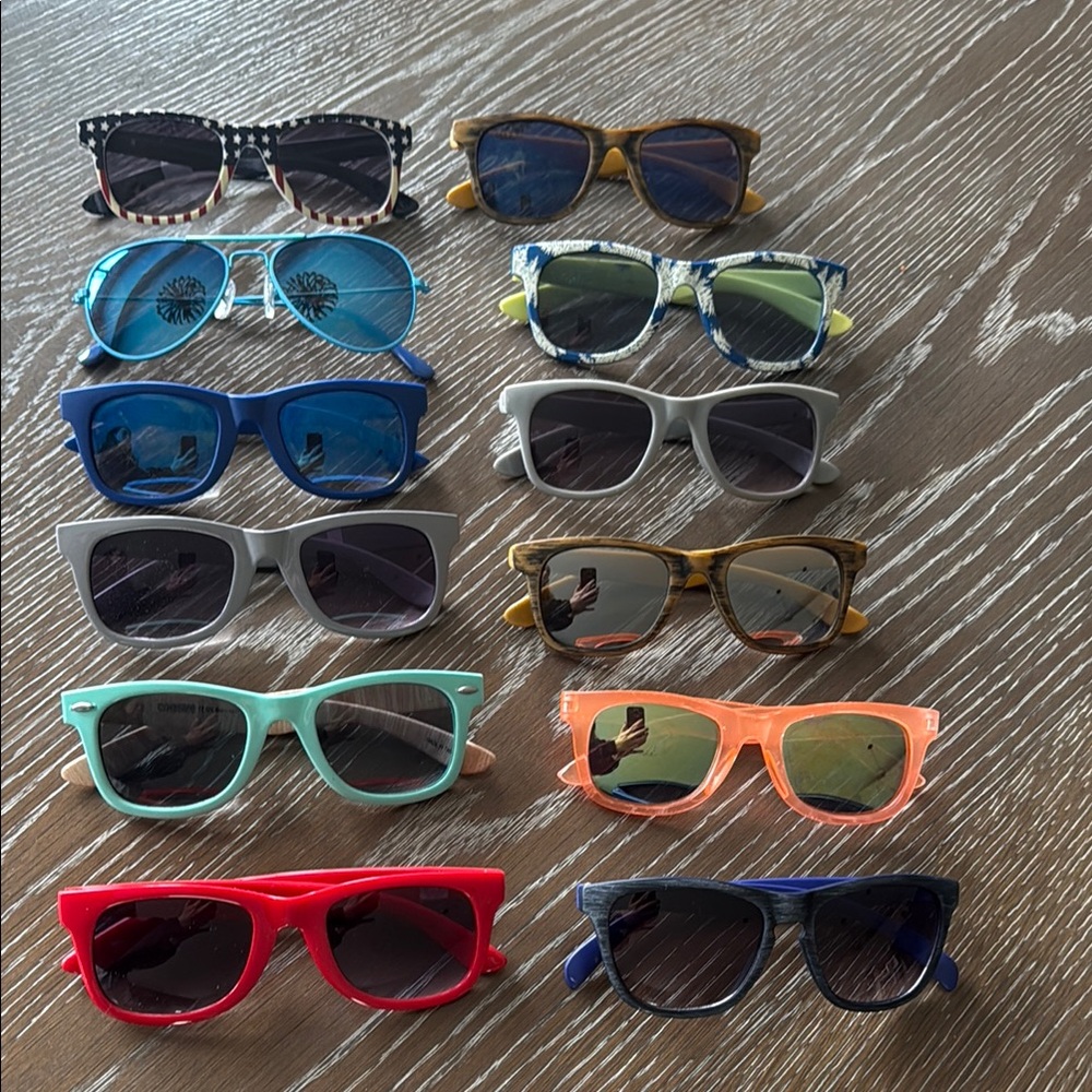 EUC bundle of 12 Kids sunglasses, The Children’s Place & Gymboree